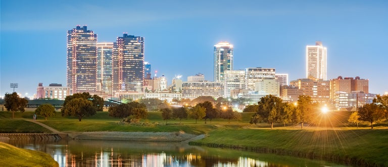 Forth Worth Texas City View 