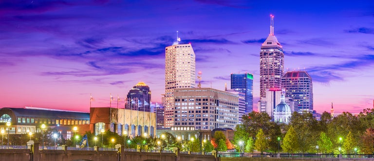 Indianapolis city view 