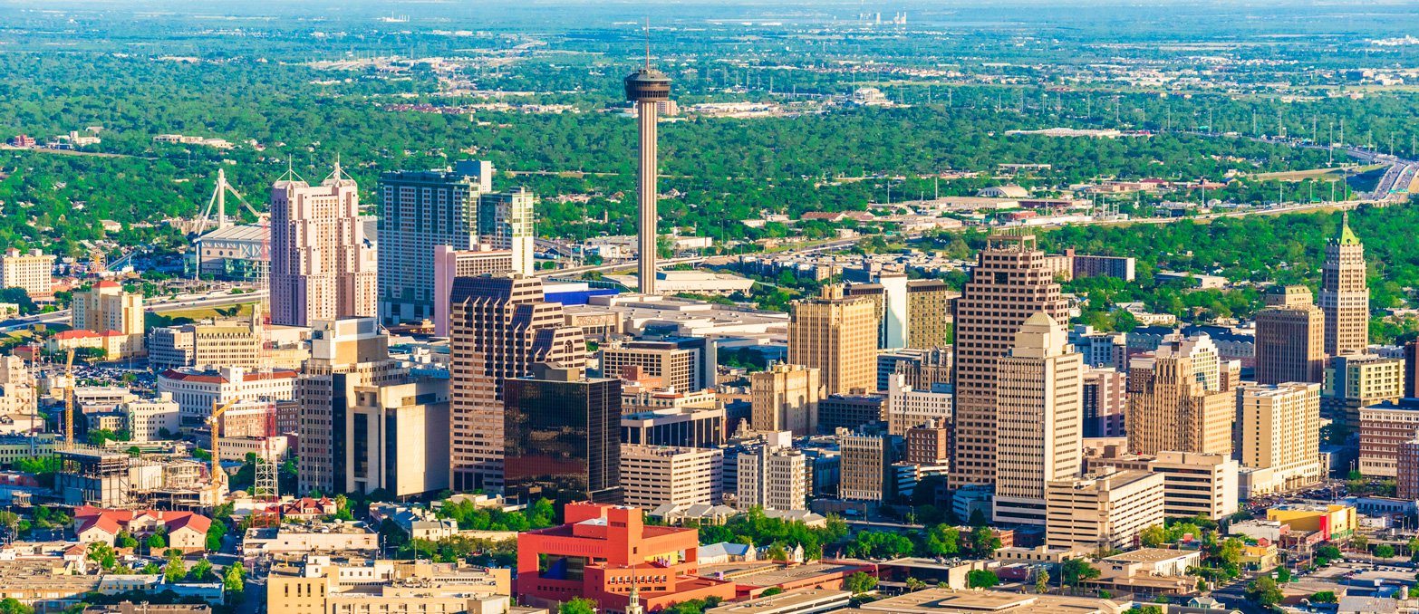 San Antonio skyline. 